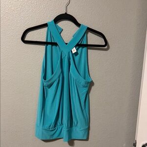 Teal Sleeveless Halter Top